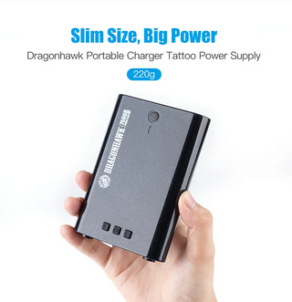 Alimentatore per tatuaggi con caricabatterie portatile Dragonhawk