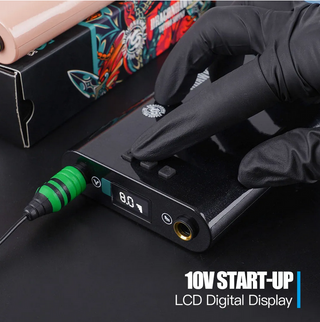 Alimentatore per tatuaggi con caricabatterie portatile Dragonhawk