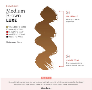 3 Medium Brown - Tina Davies LUXE  I ❤️ INK