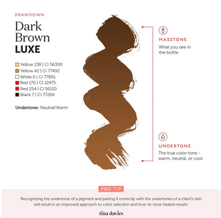 4 Dark Brown - Tina Davies LUXE I ❤️ INK