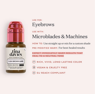 0 Ash brown - Tina Davies LUXE I ❤️ INK