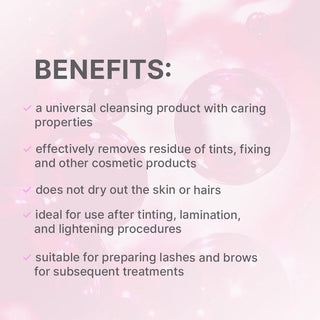 DuoClean: detergente professionale per ciglia e sopracciglia